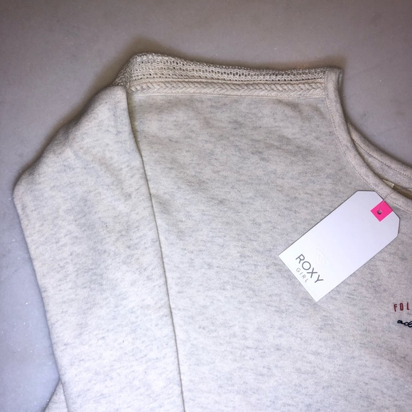 🆕Roxy Glitter And Gold Sweatshirt - Picture 4 of 5